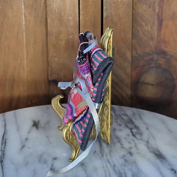 Colorful Woven Wallet And Coin Pouch - Picture 8 of 11